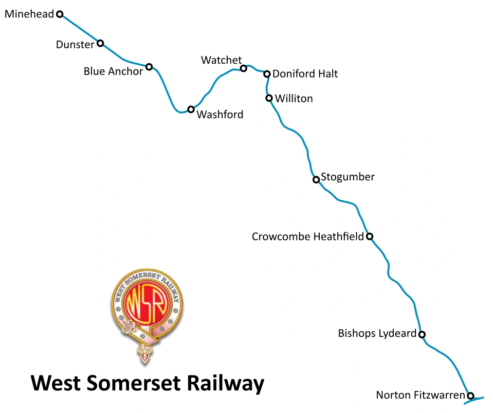 East Somerset Railway Map West Somerset Railway | Train Sim World Wiki | Fandom