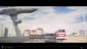 An infected plane crashing on Incheon's 2nd Gyeongin Expressway