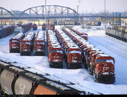 The entire CP SD90MAC fleet during the "Great Recession" (which lasted from 2008-2010 in Canada).
