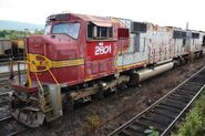 Ex-BNSF (nee ATSF) SD75M units sitting at Norfolk Southern's Altoona Shops in Altoona, PA.