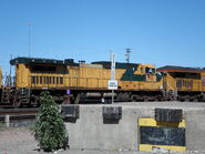 UP #9741 (ex CNW #8637) as seen in El Paso, TX.