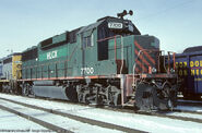 HLCX #7700 (original) prior to its auction to the Vermont Railway shortline, where it became VTR #381.