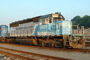 NS 3329; the very first Conrail SD40-2, painted in the Maersk Sealand exclusive scheme.