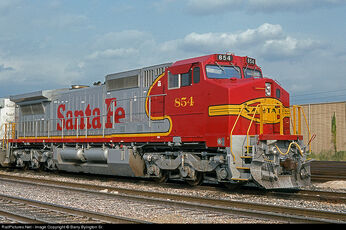 ATSF C40-8W