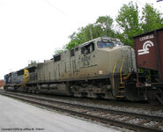 A primer NS Dash 9 fulfilling a brief power shortage during the early 2000's.