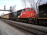 A CN (ex-BNSF, nee ATSF) C40-8W.