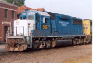 CSX #6897 (ex-LLPX #6001, nee EMD 5) in 2002.