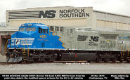 NS #4001 and #4000 wearing their updated liveries.