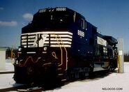 NS #8889: the first C40-9W ordered and delivered to the railroad, and being the first member of the railroad's vast Dash 9 fleet.