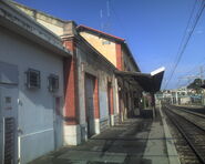 En juillet 2006 le BV de la gare de l'L'Estaque.