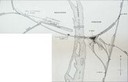 En 1904 les gares de Tarascon et Beaucaire in Croquis des Biffurcations et Gares principales PLM 1904.