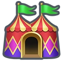 Icon Circus Train Midi Event Logo