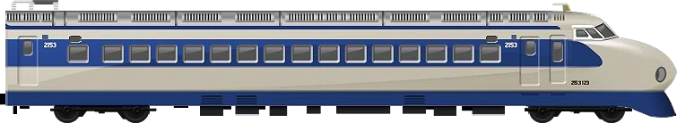 Rame 8 éléments TGV Shinkansen Zero KATO - Éclairage Intégral - Époque 4 - Analogique