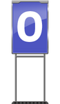 Character Sign 0 (Blue)