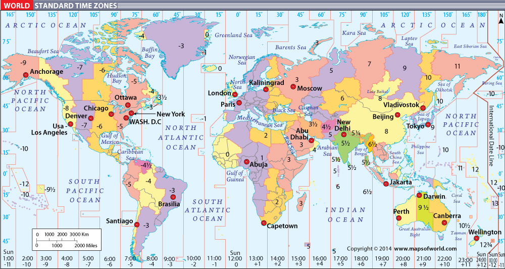 pacific time zone gmt