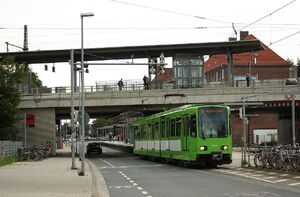 Bahnhof Linden Fischerhof lijn17 TW6000