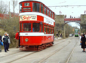 Old fashioned tram 700