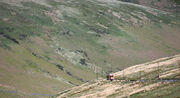 Snaefell with Snaefell Mountain Railway