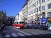 Historical T2 tram in Prague