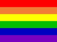 the rainbow flag used by LGBT groups