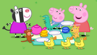 peppa pig teddy's day out