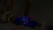 Thundercracker was hit by an energy wave