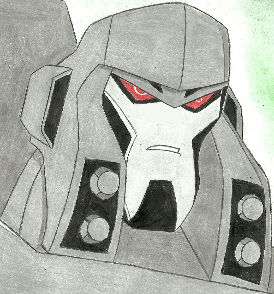 transformers prime megatron drawing