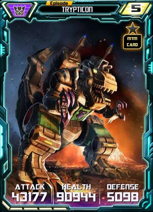 Trypticon 2 Robot - Max Trans-Scan Stats