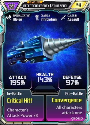 Decepticon Frenzy 2 Weapon