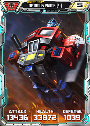 Transformers tcg optimus prime battlefield legend deals