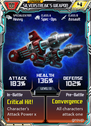 Silverstreak 1 Weapon