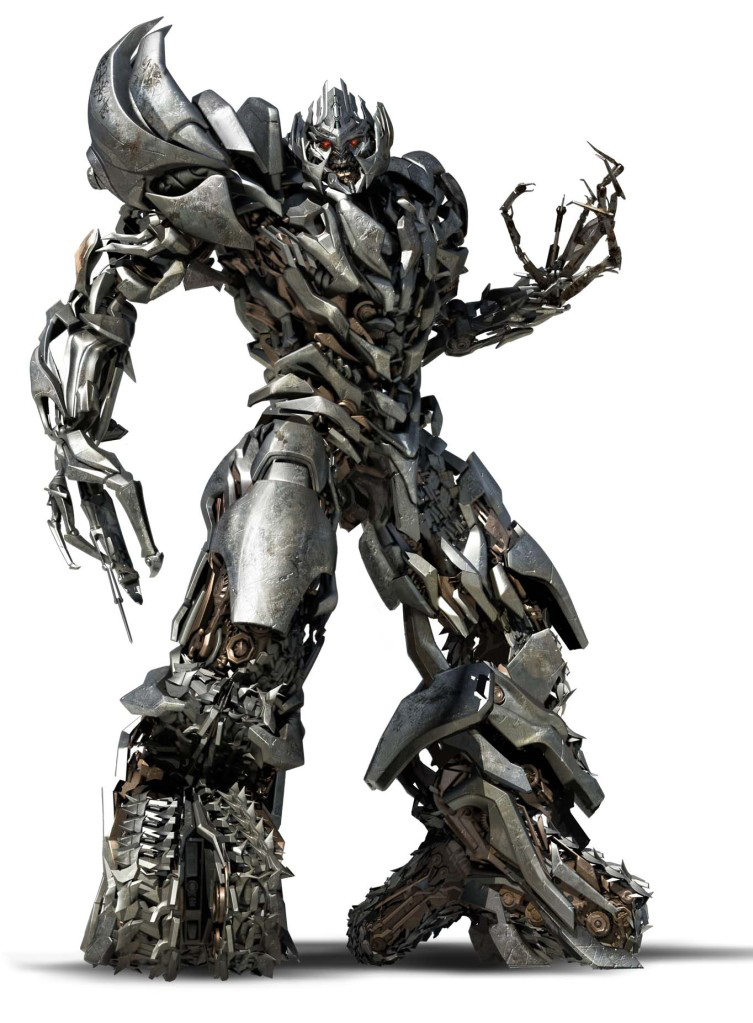 TRANSFORMERS HUGO WEAVING voices Megatron, leader of the