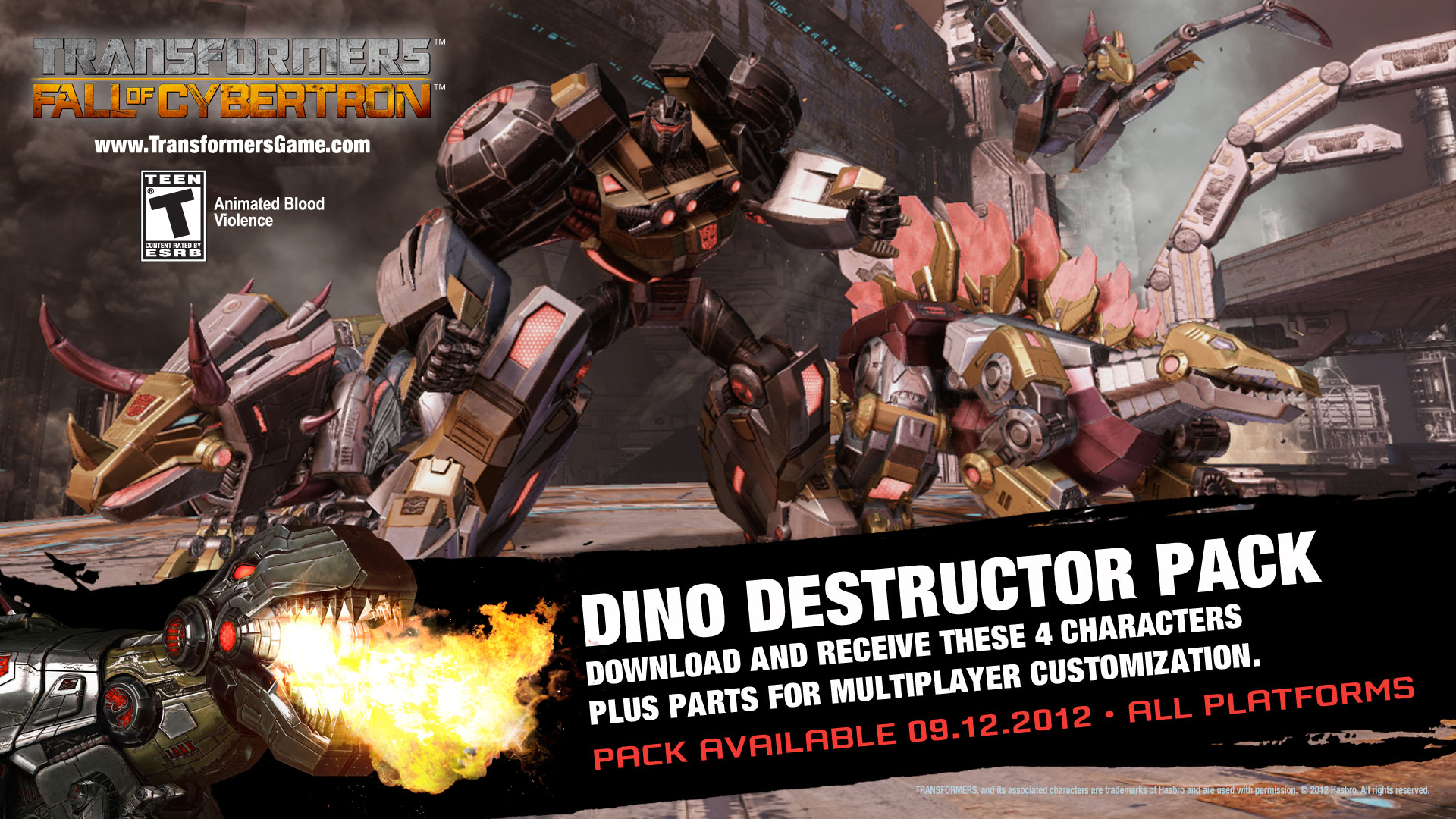 dinobots transformers fall of cybertron