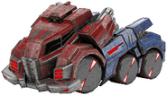 Optimus' vehicle mode in Transformers: Fall of Cybertron.