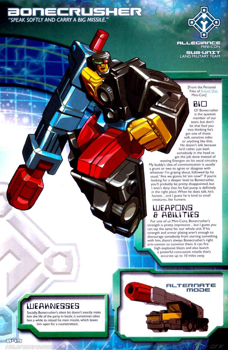 Bonecrusher (Transformers Armada) Transformers Fandom