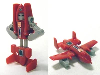 The first Transformers toy that can stand with his arms 