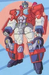 Optimus Prime no anime Transformers: Robots in Disguise (2001)