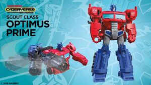 Transformers cyberverse scout class shop optimus prime