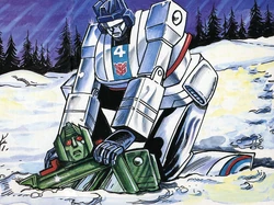 Hoist is stuck in a hole?  That's the emergency?  What is this, ?