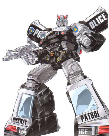 police car transformer toy name