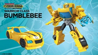 transformers cyberverse toys bumblebee