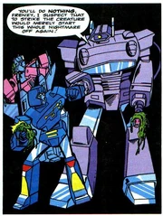 The Decepticons show off their seaweed collection!