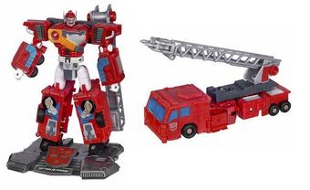 fire engine transformer toy