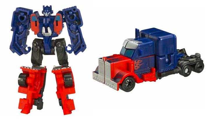 transformers 3 optimus prime toy with trailer