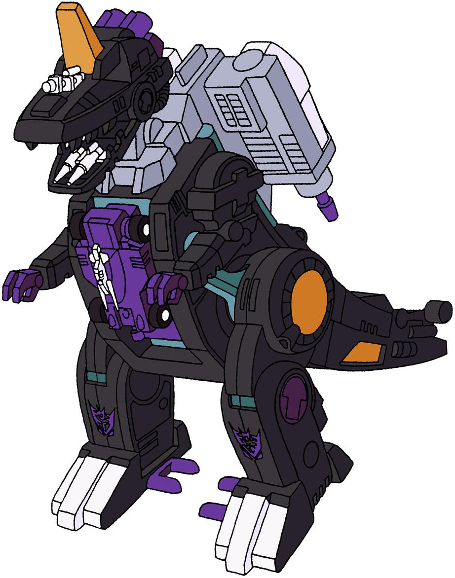 Transformers G1 Parts 1986 TRYPTICON double laser weapon 