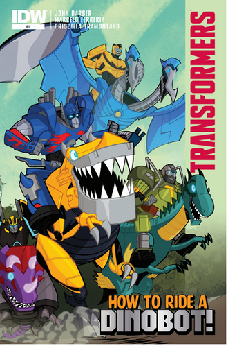 Transformers How to Ride a Dinobot 1 Cover