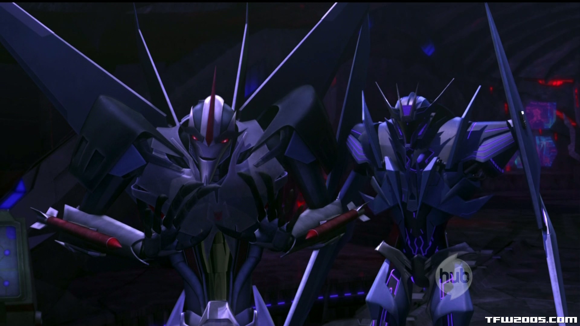 Soundwave vs Lucretia - Transformers Prime x AFK by hailfire191 on