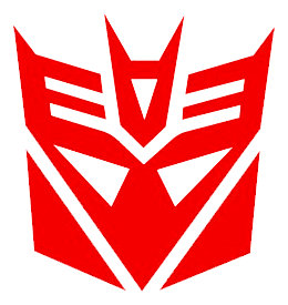G1 Autobot Decepticon Shattered Glass Symbol Insignia Logo Sticker Decal Sheet 