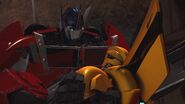 Optimus Prime and Bumblebee