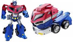 TFAnimated RolloutCommand OptimusPrime toy